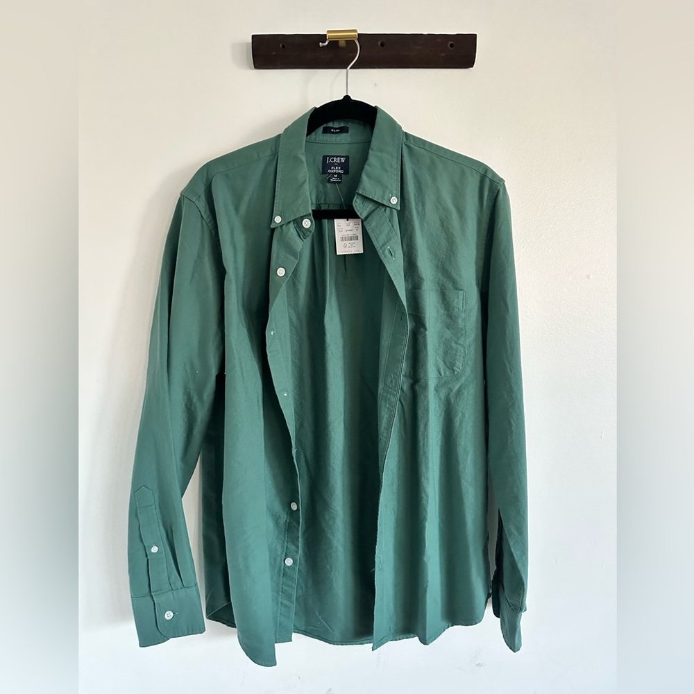 J. Crew Factory Flex Oxford Shirt, Men’s Slim M